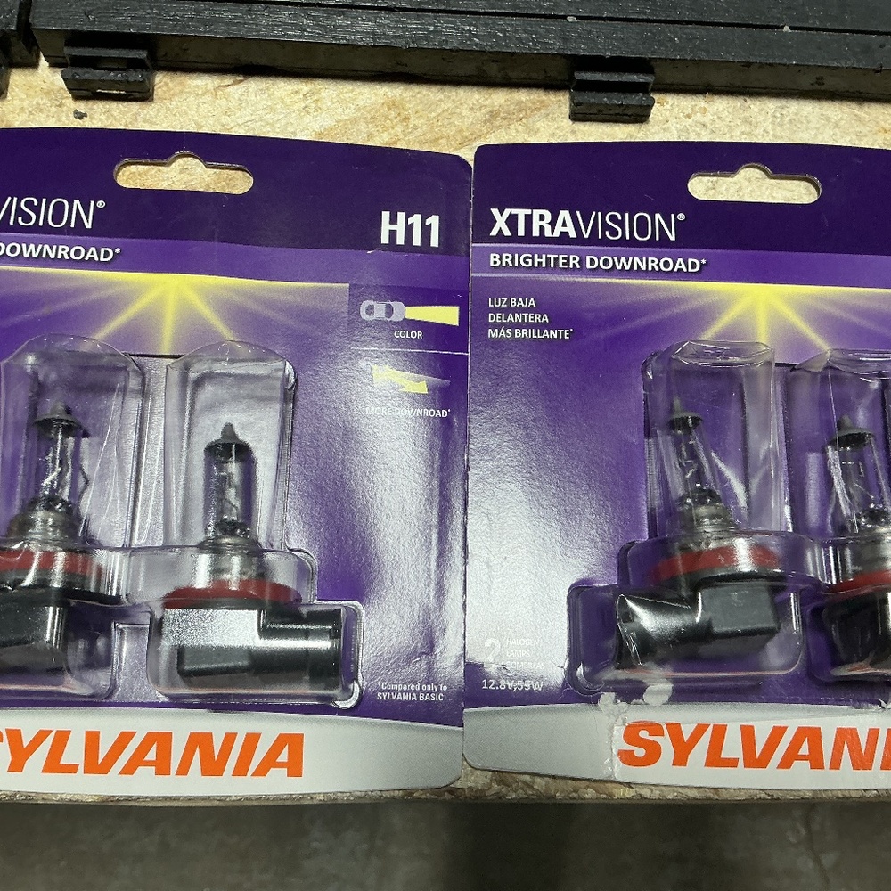 Sylvania H11 xtra vision 2 packages